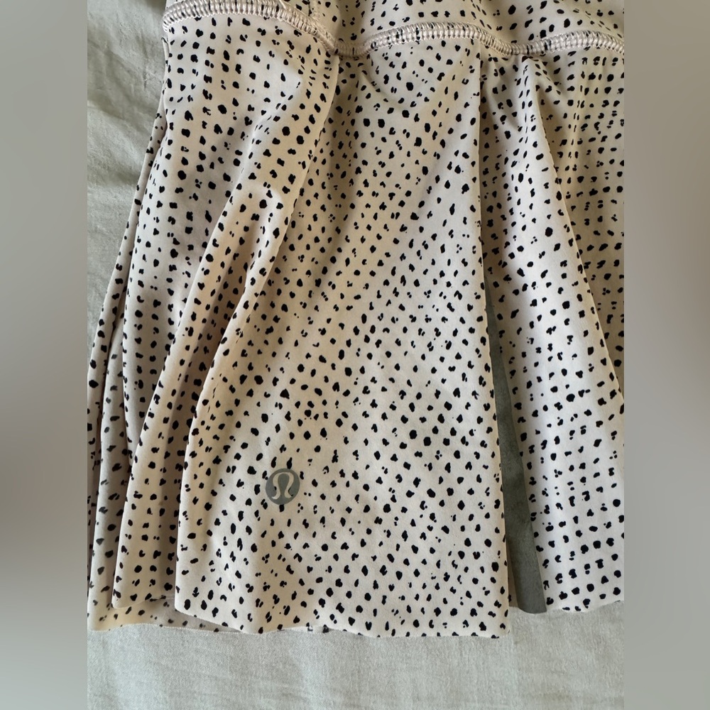 Lululemon Polka Dot Tennis Skirt Skort Size 10 - Picture 7 of 11